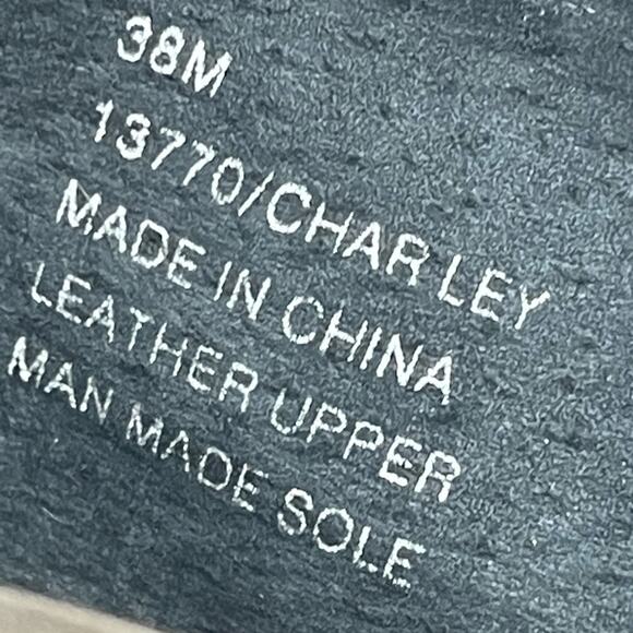 BRONX Charley Nubuck Leather Knee High Boots Knee-high lace-up soft size  8 - Picture 9 of 12